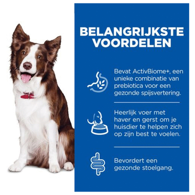 Hill's Canine Adult Perfect Digestion Medium Breed - Hondenvoer - 2.5 kg - hondenbrokken