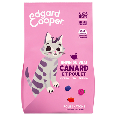 2x2kg Edgard & Cooper Kitten eend. kip zonder granen - Kattenvoer - kattenbrokken