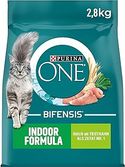PURINA ONE BIFENSIS Indoor Formula, rijk aan kalkoen, 4 x 2,8 kg - kattenbrokken