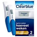 Clearblue zwangerschapstest met wekenindicator - 2 testen