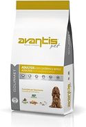 Avantis Pet Gourmet - Voeding voor volwassen honden van middelgrote en grote rassen - 15 kg - Zeer voedingsfysiologisch met lam en rijst - hondenbrokken