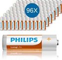 Philips Longlife Batterijen - AA - 96 stuks (6 Blisters a 16 st) - zinkkoolstof