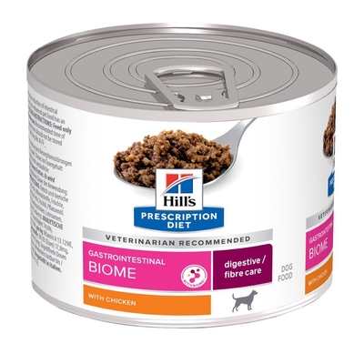 Hill's Prescription Diet Gastrointestinal Biome met Kip - 12 x 200 g - natvoer honden