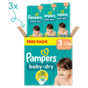 Pampers Baby Dry  luiers maat 3 - 156 stuks