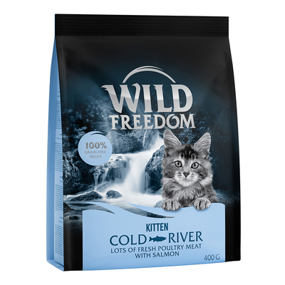 400g Kitten "Cold River" met Zalm Wild Freedom Kattenvoer - kattenbrokken