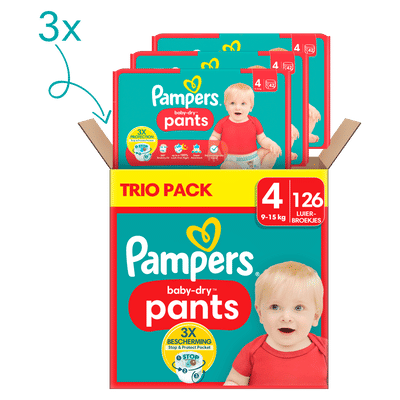 Pampers Baby Dry Pants  luierbroekjes maat 4 - 126 stuks