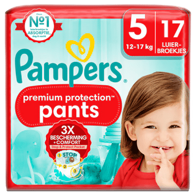 Pampers Premium Protection Pants  luierbroekjes maat 5 - 17 stuks