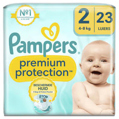 Pampers Premium Protection  luiers maat 2 - 23 stuks