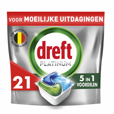 Dreft Originial vaatwastabletten  - 21 wasbeurten