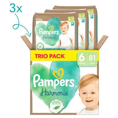 Pampers Harmonie  luiers maat 6 - 81 stuks