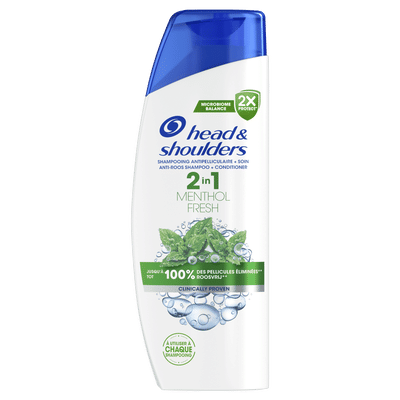 Head & Shoulders Menthol Fresh 2in1 Anti-Roos Shampoo & Conditioner - 300 ml
