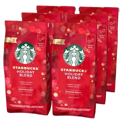 Starbucks Koffiebonen Holiday Blend Medium Roast - 6 x 190 gram