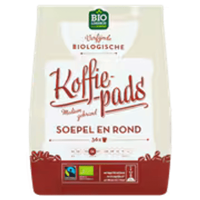 Jumbo Koffiepads Biologisch Medium Roast - 36 stuks