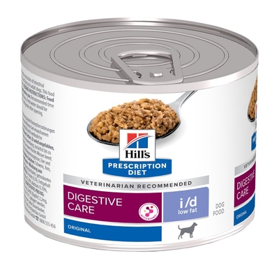 Hill's Prescription Diet Canine I/D Digestive Care Low Fat Hondenvoer Original - 12 x 200 gr - natvoer honden