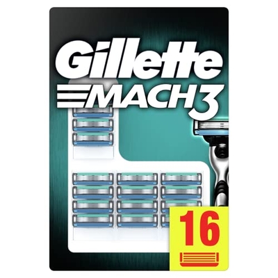 Gillette Mach 3 scheermesjes - 16 stuks