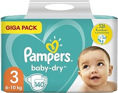 Pampers Baby Dry  luiers maat 3 - 140 stuks