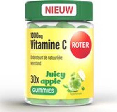 Roter 1000 mg Vitamine C gummy Juicy apple - Ondersteunt de natuurlijke weerstand - 30 gummies