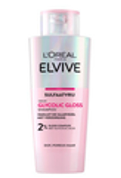 L'Oréal Paris Elvive Glycolic Gloss Shampoo - voor dof, poreus haar - met glycolic acid voor glanzend haar - 200 ml