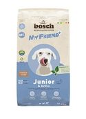 Bosch My Friend + Dog Junior & Active Hondendroogvoer voor jonge en actieve honden, 1 x 12 kg - hondenbrokken