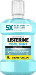 Listerine Cool Mint Milde Smaak - mondspoeling zonder alcohol - 1000 ml
