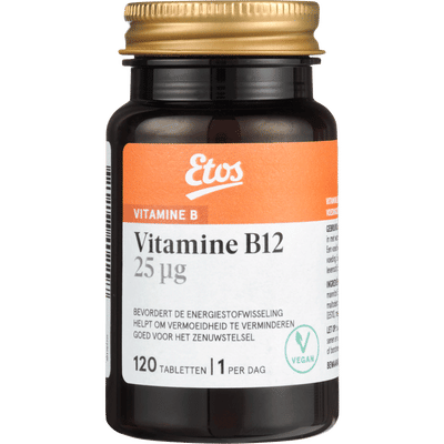 Etos Vitamine B12 25mg 120 stuks