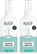 Naïf Aftersun Spray voor Baby's & Kinderen, 0% parfum - 2 x 175 ml