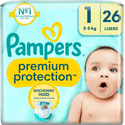 Pampers Premium Protection  luiers maat 1 - 26 stuks