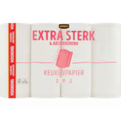 Jumbo Extra Sterk & Absorberend Keukenpapier Voordeelverpakking 3 Lagen 8 Rollen