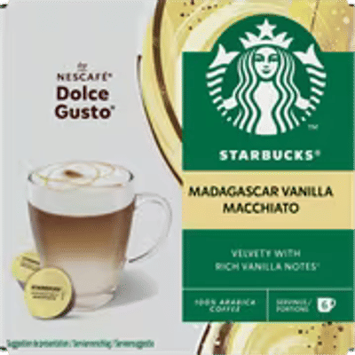 Starbucks® by Nescafé® Madagascar Vanilla Macchiato - 6 Dolce Gusto koffiecups