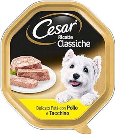 Cesar® Klassieke recepten, klassieke recepten voor hondenvoer, paté met 14 x 150 g, 14 kommen - natvoer honden