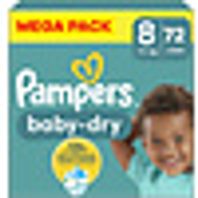 Pampers Baby Dry  luiers maat 8 - 72 stuks