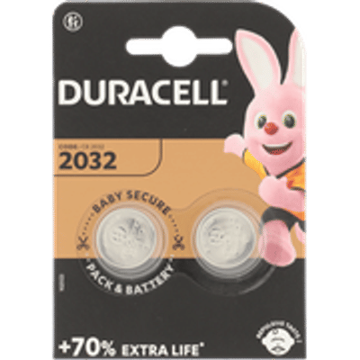 Duracell Knoopcel batterijen CR2032 - 2 stuks