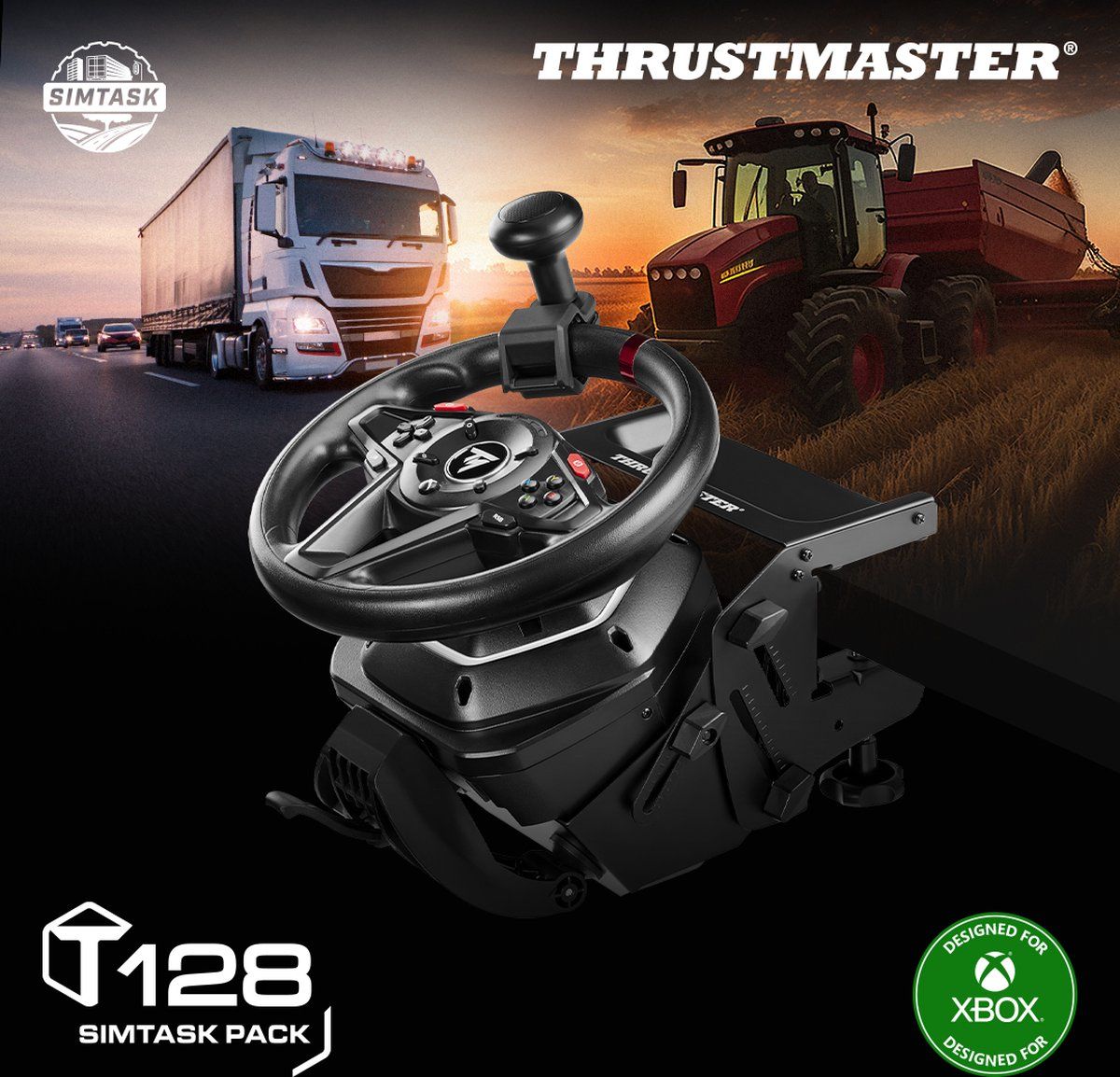 thrustmaster-t128-simtask-pack-voor-xbox-series-en-pc-bundle-inclusief-t128-racestuur-en-100-metalen-kit-bevestigingssysteem-voor-simulatie-games-voor-farming-bus-en-trucking-simulator-t2pm-pedaalset-force-feedback-en-schakelflippers