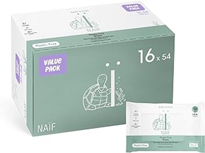 Naif Plasticvrije billendoekjes - 864 stuks
