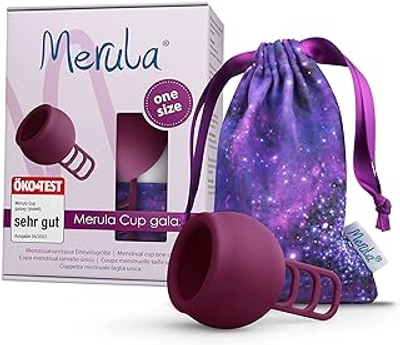 Merula Menstruatiecup galaxy paars - 1 stuks