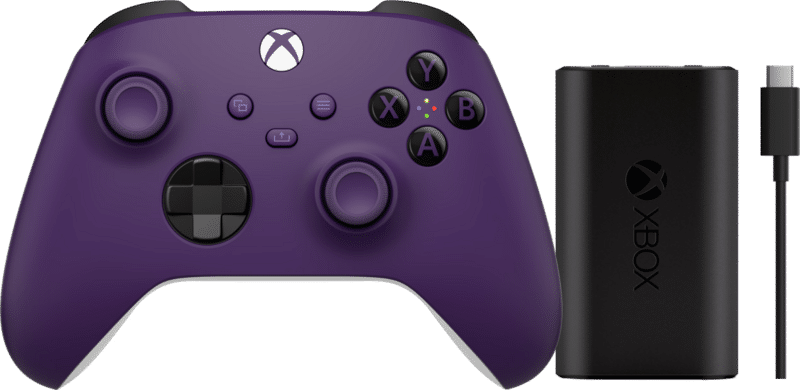 Xbox Series X en S Wireless Controller Astral Paars + Play and Charge Kit