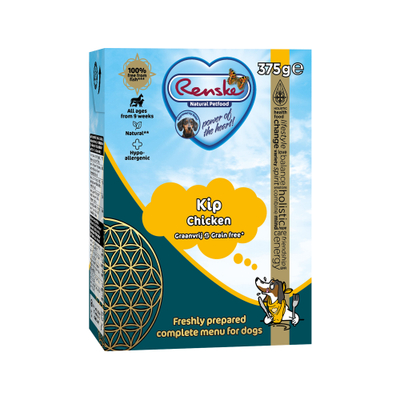 Renske Vers Kip - Graanvrij - 12 x 375 gram - natvoer honden