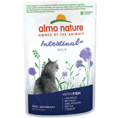 Almo Nature Intestinal Help met vis natvoer kat (70 g) 60 x 70 g- natvoer katten