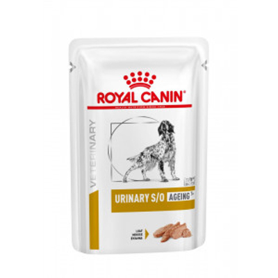 Royal Canin Veterinary Urinary S/O Ageing 7+ natvoer hond 8 dozen (96 x 85 g) - natvoer honden - hondenbrokken - natvoer honden
