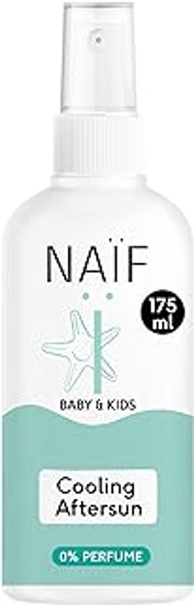 Naïf Verkoelende Aftersun Spray - voor Baby & Kids - Kalmeert, verkoelt en hydrateert - Vegan - Parfumvrij - 175ml