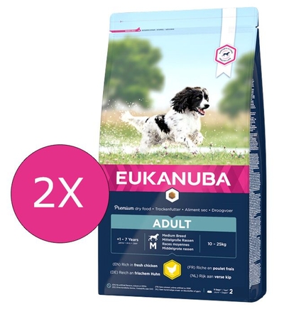Eukanuba Dog - Adult Medium - 12kg - hondenbrokken