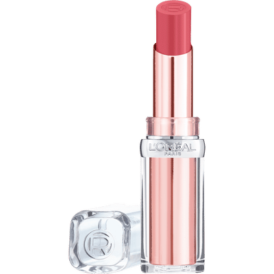 L'Oréal Paris Glow Paradise Balm-In-Lipstick - Verzorgende Lippenstift met Glanzende Finish met Granaatappelextract en Squalaan - 193 Rose Mirage - Roze - 3,8gr