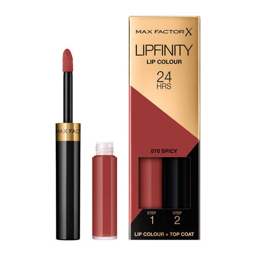 Max Factor Lipfinity Lip Colour 2-step Long Lasting lippenstift - 070 Spicy