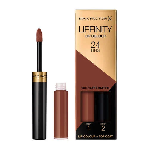 Max Factor Lipfinity Lip Colour 2-step Long Lasting lippenstift - 200 Caffeinated