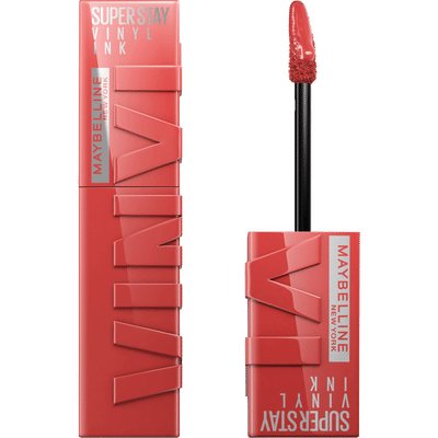 Maybelline New York SuperStay Vinyl Ink Lipstick - 15 Peachy
