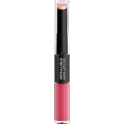 L'Oréal Paris Infaillible 24H Lipstick - Langhoudende 2-staps Lipstick met Vitamine E - 804 Metroproof Rose - Nude- - 5.7ml