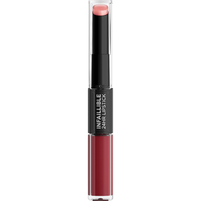 L'Oréal Paris Infaillible 24H Lipstick - Langhoudende 2-staps Lipstick met Vitamine E - 502 Red To Stay - Rood - 5.7ml