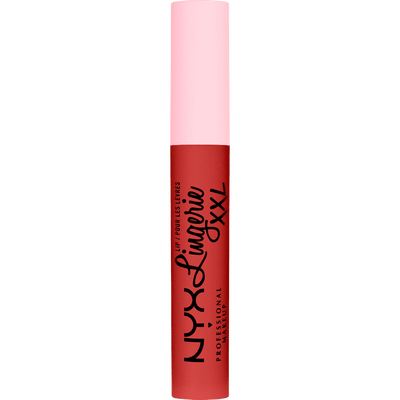 Nyx Professional Makeup Lip Lingerie XXL - Warm Up - Matte, niet-overdraagbare lippenstift - Bruin