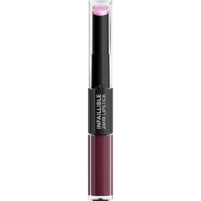 L'Oréal Paris Infaillible 24H Lipstick - Langhoudende 2-staps Lipstick met Vitamine E - 215 Wine O Clock - Rood - 5.7ml