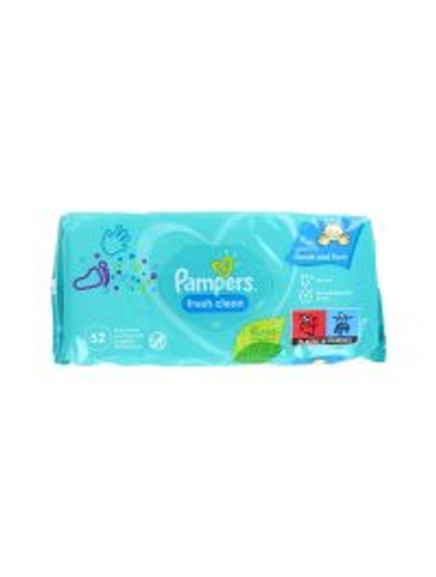Pampers Fresh Clean billendoekjes - 52 stuks